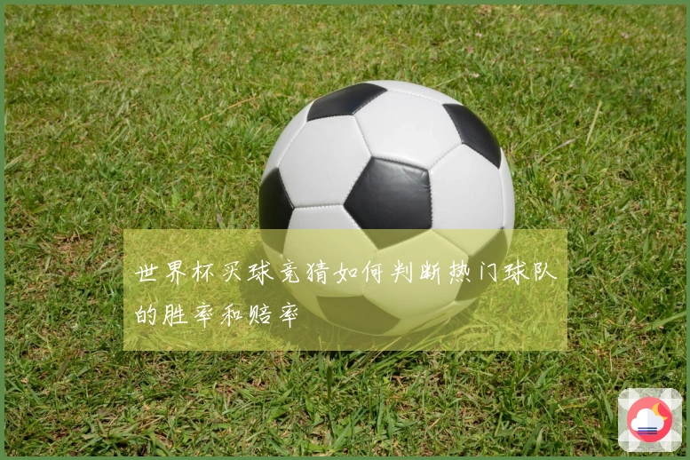 世界杯买球竞猜如何判断热门球队的胜率和赔率